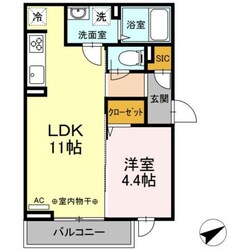 ソレイユ（相武台１）の物件間取画像